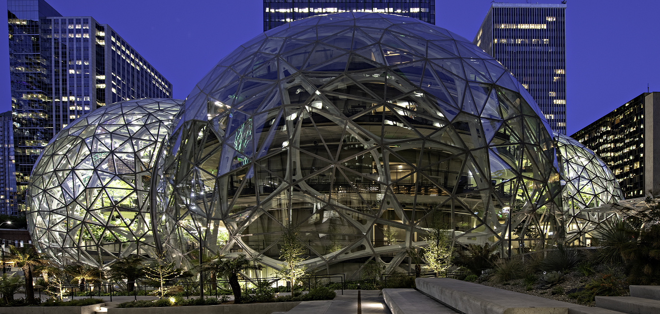 Amazon’s Rufus Spheres Seattle, WA | Glazing contractor: Enclos | Architect: NBBJ | Glass: Solarban 60 Starphire